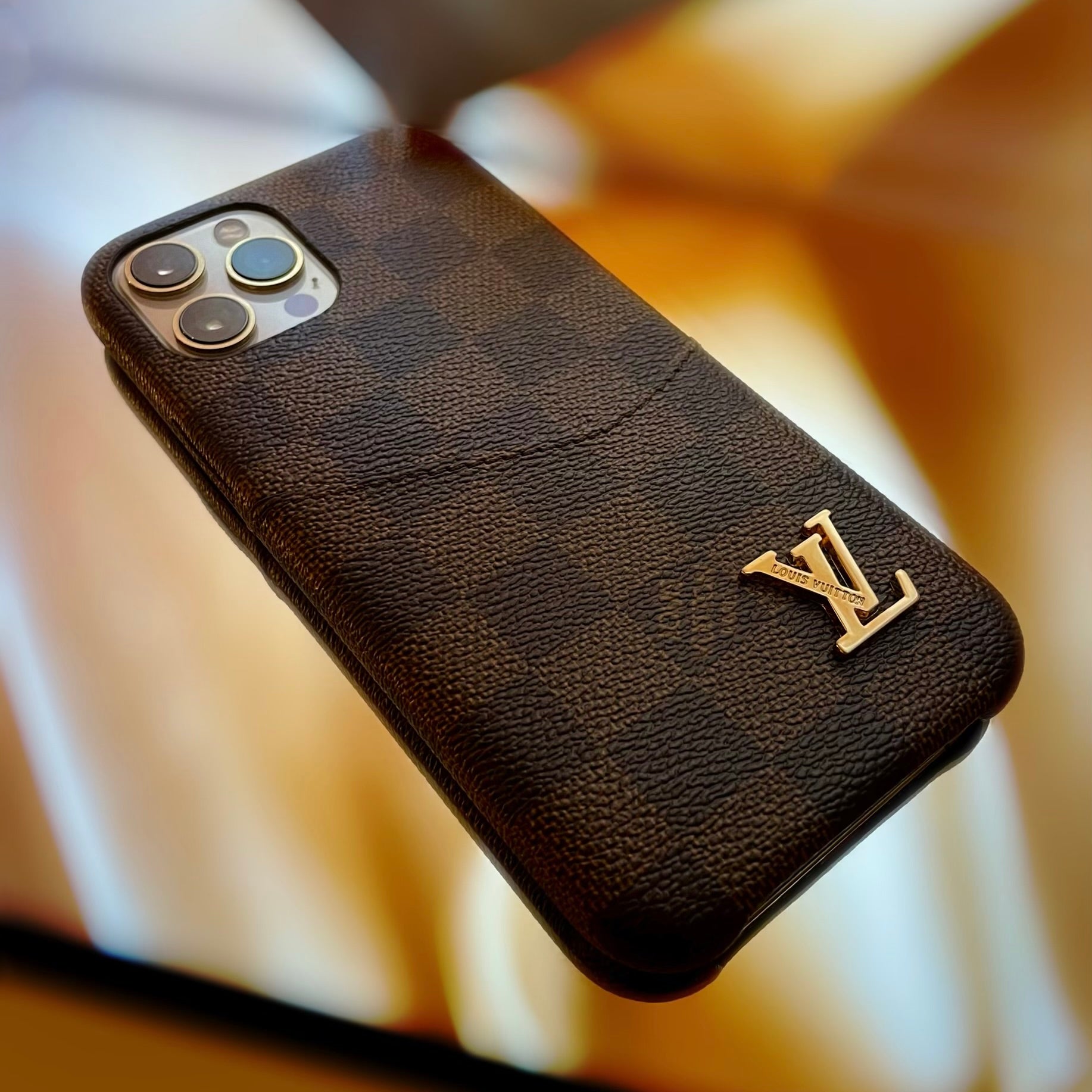 LV x Checker Case (Black) – SAINT IVY LUXE