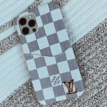 Load and play video in Gallery viewer, LV x Checker Case (White)
